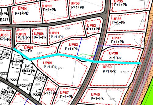 Primedba se odnosi na parcelaciju UP-37 I potrebno UP: 63 i 37 KP: 637 je podeliti je na dve urbanističke parcele. 2.