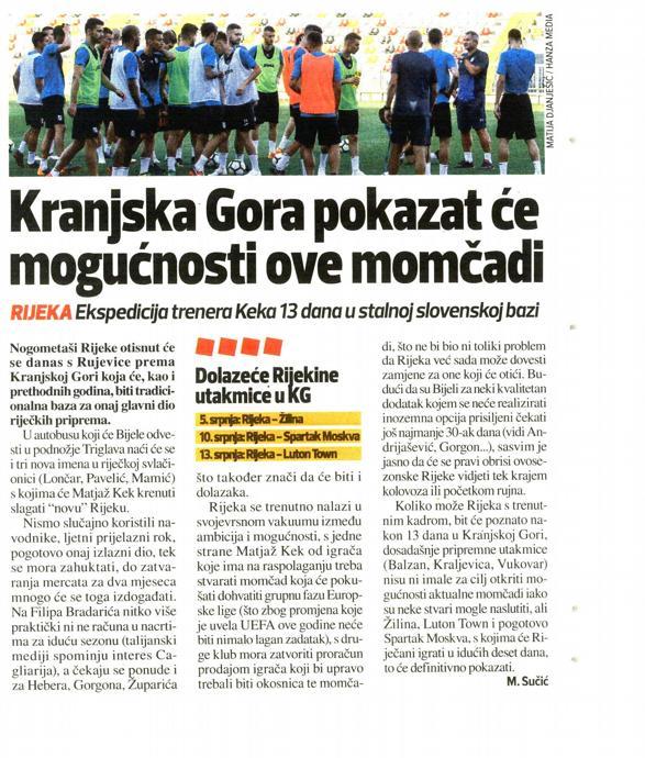 Sportske novosti, 2.7.2018, str.