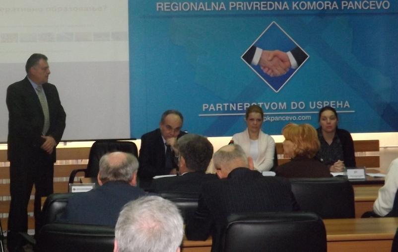 Održana konferencija o uvođenju dualnog obrazovanja u Srbiji U Regionalnoj privrednoj komori Pančevo, 25. februara 2016.