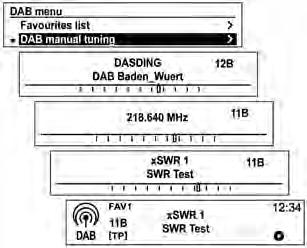 ] Okrenite dugme MENU-TUNE kako biste ručno pronašli željenu frekvenciju emitovanja.