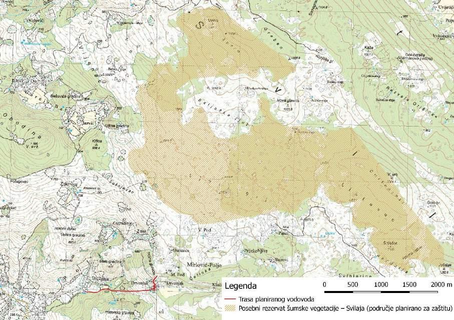 Skupina Latinsko ime Hrvatsko ime Kategorija ugroženosti* Melanocorypha calandra velika ševa (gnijezdeća) VU Miniopterus schreibersii dugokrili pršnjak EN Myotis bechsteinii velikouhi šišmiš VU