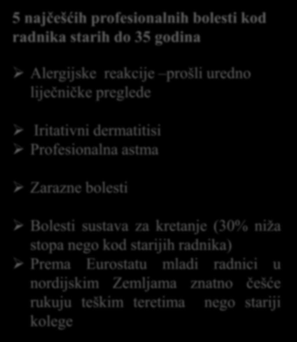 NAJČEŠĆE TEGOBE MLADIH RADNIKA VEZANIH UZ RAD ANKETE U EU: Vezano uz rad, 48,9% mladih (15 do 24 godine) navodi da: stres i nasilje depresivno