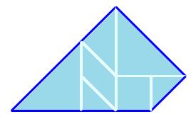 Primjer: Kontura lika Pravokutni tangram trapez