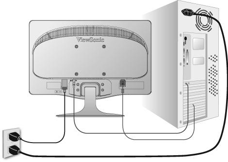 Brza instalacija 1. Povežite kabl za struju (i AC/DC adapter ukoliko je to potrebno) 2.