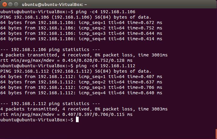 Slika 4.1.3.3. Ping sa virtuelne mašine Veb_server 4.2. Pokretanje servera Slika 4.1.3.4. Ping između Host1 i Host2 Po završetku postavljanja mreže virtuelnih mašina, može se preći na dalja podešavanja koja se tiču samog Linux OS koji je pokrenut.