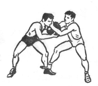 (crtež 7), borba pjetlova na jednoj nozi i s rukama iza leđa (crtež 8),