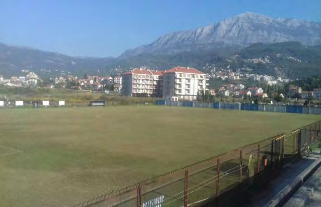 - Fudbalski tereni U Herceg Novom postoje četiri terena koja se koriste za takmičenja i u solidnom su stanju i to fudbalski stadion Solila, fudbalski teren Opačica, fudbalski teren u Bijeloj i