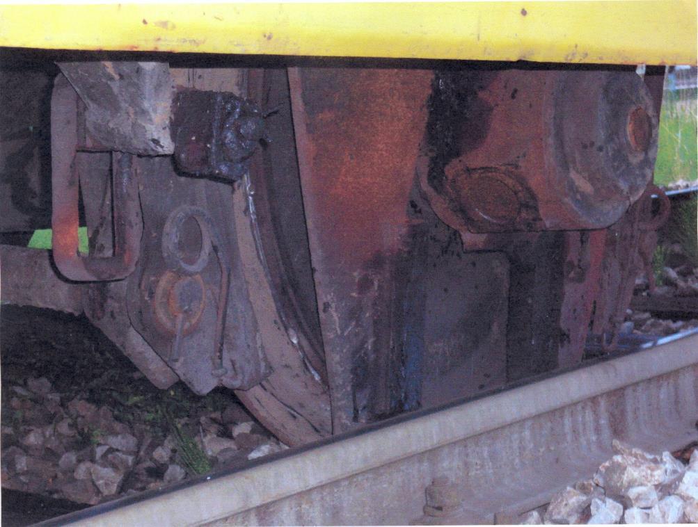 Slika 3 Mjesto oštećenja na vagonu (izvor slike: HŽ Infrastruktura d.o.o.) 2.3. Pozadina događaja 2.3.1.