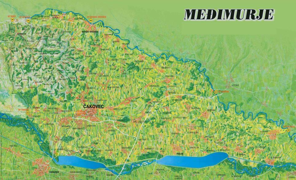 1. UVOD 1.1. Prirodna osnova donjeg Međimurja Međimurska županija nalazi se na krajnjem sjevernom dijelu Republike Hrvatske.