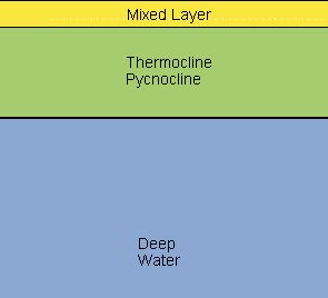 Klasifikacija na temelju batimetrije Porastom dubine bitno se mijenjaju tri parametra: temperatura, svjetlost i tlak.