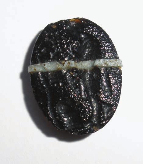 Cornelian intaglio with image of Mercury, Cetina Territorial Museum, inv. no. MCK-AZ 336 (photograph: I. Kaić, 2010). Slika 2.