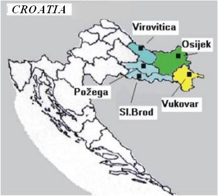 1. REGIJA SLAVONIJA I BARANJA Regija Slavonija i Baranja (SiB) 1 je unatoč prirodnim potencijalima, bogatoj gospodarskoj tradiciji (poljoprivreda, obrt, industrija) i stručnim kadrovima desetljećima