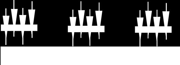 Figure 13. Scheme of feeding lid with fixed cues (black pipette tip) and diagonally changing location of the capillary containing PS (red), over 3 consecutive days.