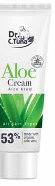 Tuna aloe gel sadrži 93% Ecocert odobrenog aloe vera koncentrata koji posjeduje i IASC (International Aloe Science Council) certifikat.