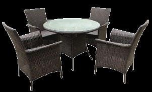 Dimenzije stola: 85x53x38.5cm sa staklom deboljine 5mm.