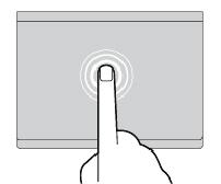 Postavite dva prsta na dodirnu pločicu i pomerajte ih u vertikalnom ili horizontalnom pravcu. Ova radnja vam omogućava da se pomerate po dokumentu, veb lokaciji ili kroz aplikacije.