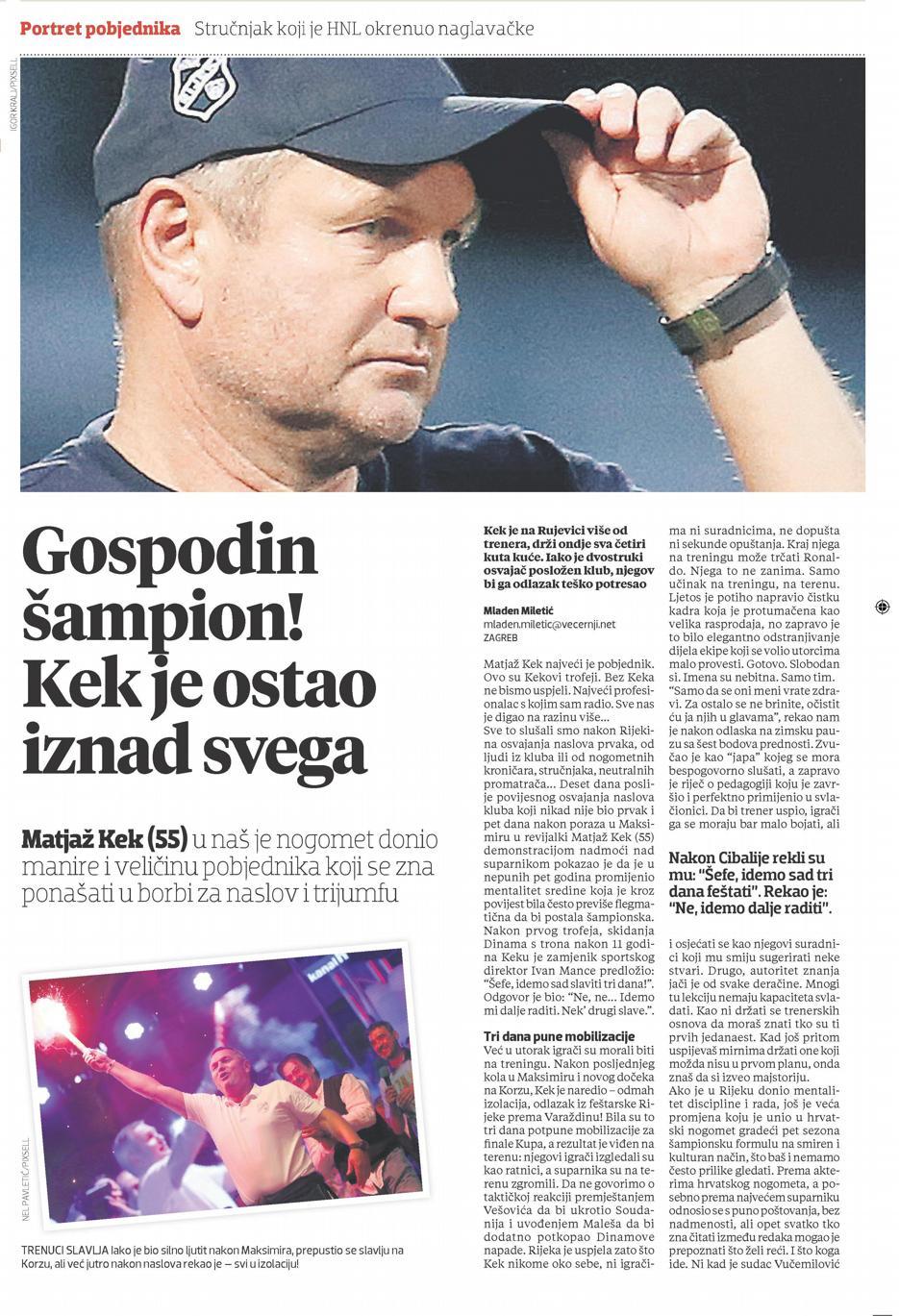 Večernji list - Hrvatska, 2.6.2017, str.