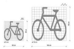 simboliziraju prometovanje biciklista.