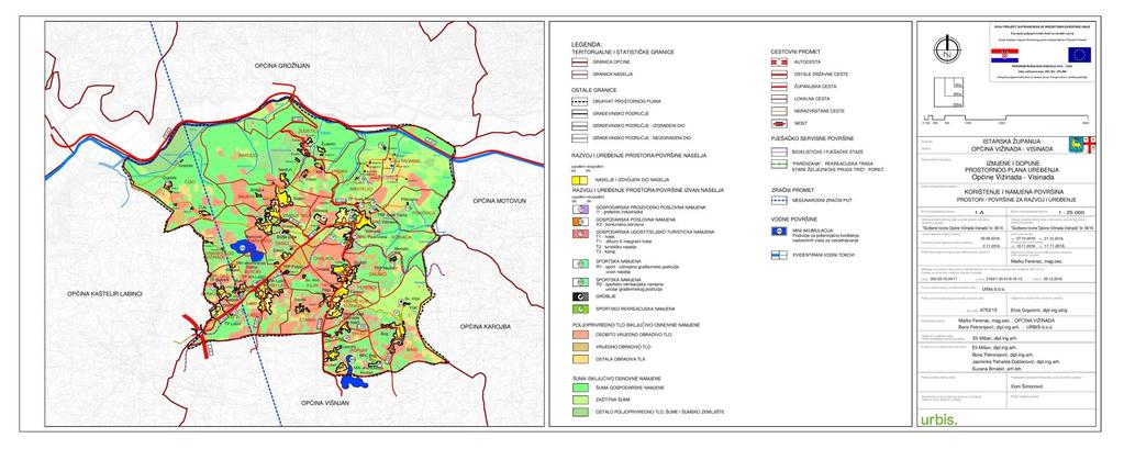 IZMJENE I DOPUNE PROSTORNOG PLANA UREĐENJA OPĆINE VIŽINADA-VISINADA Vrijednost: 19