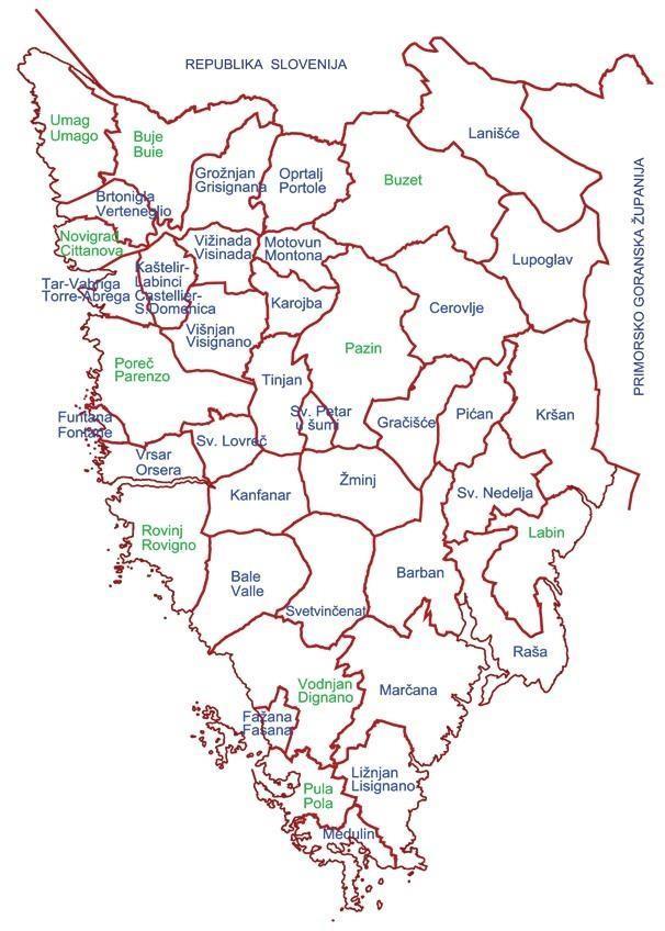 Istarski se poluotok, prema geološkoj i geomorfološkoj strukturi, dijeli na tri različita područja. Područja su naziva Bijela, Siva i Crvena Istra.