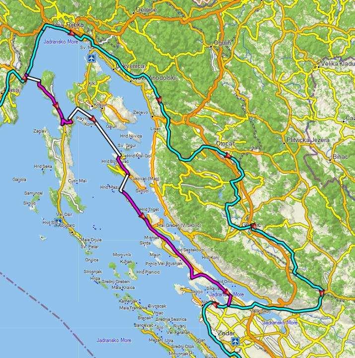 Opća dilema Medteranske rute u Hrvatskoj: zaleđe ili otoci?