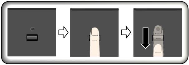 Održavanje čitača otiska prsta Čitač otisaka prstiju se može oštetiti ili prestati pravilno da radi ako dođe do: Grebanja površine čitača čvrstim, šiljatim predmetom.
