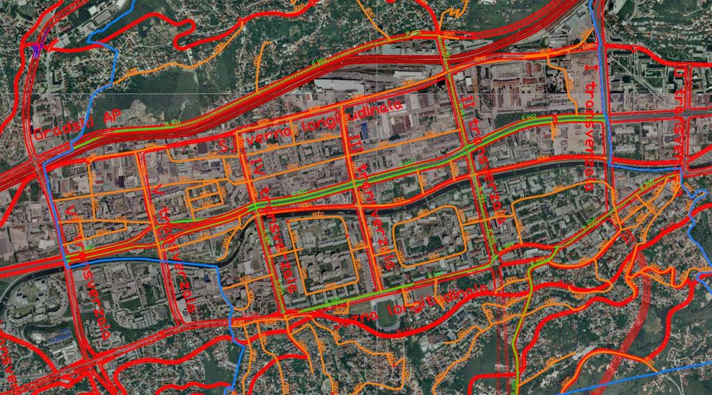 Osnovu mreže cesta na području Općine Novo Sarajevo predstavljaju dijelovi primarne mreže cesta koja je u nadležnosti Direkcije za puteve Kantona Sarajevo, odnosno longitudinalni pravci (Glavna