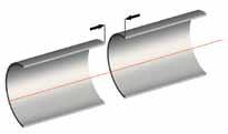 OD OD Razlika promjera Spajanje dviju cijevi s različitim vanjskim promjerima: do 9 mm AD-razlike sa