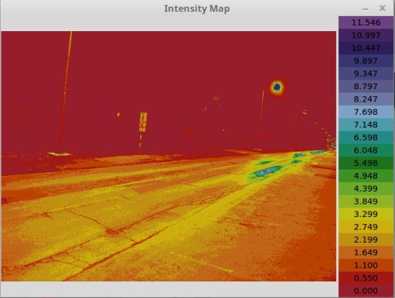 Intensity Map je alat koji zadanu fotografiju interpretira u lažnim bojama s ljestvicom s desne strane koja bojama pridružuje vrijednosti luminacije u kandelama po metru