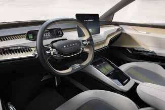 ŠKODA VISION iv ŠKODA VISION iv pruža uvid u električnu budućnost brenda Dinamičan VISION iv je iskorak brenda ŠKODA ka električnoj mobilnosti (emobility) Potpuno električan crossover coupé sa