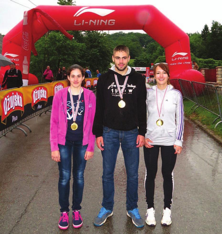 razreda Srednje škole pod mentorstvom Ljiljane Karabaić dostojno je predstavila svoju Školu i Krk na 29. međunarodnom Plitvičkom maratonu osvojivši dva prva mjesta i jedno treće.