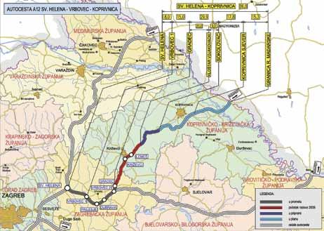 Hrvatske autoceste d.o.o. Podravski ipsilon Planirane brze ceste od čvora Sv.