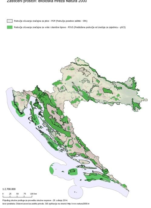 ZAKONSKA ZAŠTITA / LANDSCAPE PROTECTION ZAKON O ZAŠTITI PRIRODE (2013) Zaštita ekološke mreže i biološka raznolikost Natura 2000 i Nacionalna ekološka mreža od primarnog je značenja za očuvanje