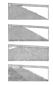 Slika 4-4 Različiti raspored žlijebova na koncentracijskom stolu (Pryor 1965) Prilikom odabira koncentracijskog stola, treba u obzir uzeti slijedeće značajke (Pryor 1965): tip žlijebova materijal od