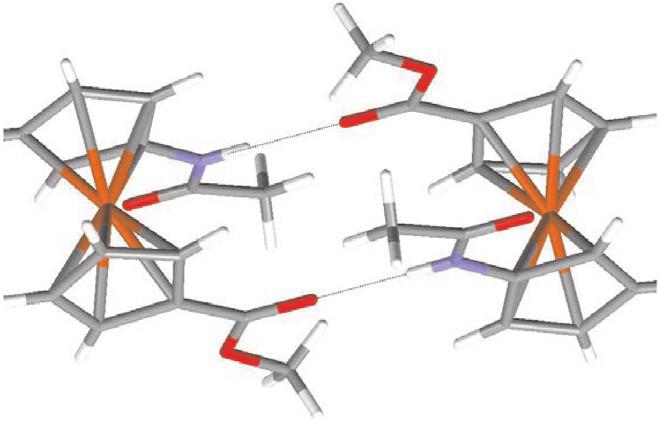 V. RAPIÆ i L. BARIŠIÆ: II. rganometalna i bioorganometalna kemija ferocenske aminokiseline, Kem. Ind. 61 (1) 9 29 (2012) 17 i C acetamidne skupine (slika 3).