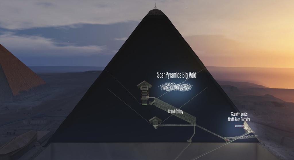 Presjek Keopsove piramide piramide znatno su manjeg opsega, a za neke više nije poznato ni to gdje se točno nalaze, jer su mnoge zakopane ispod pješčanih dina koje se formiraju nakon pustinjskih
