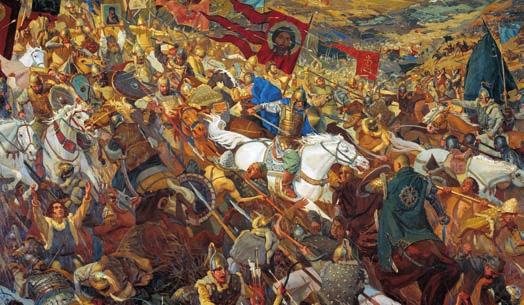 Glavne snage činili su Moskovljani i narodne milicije Moskovske Kneževine, te njima priključene postrojbe savezničkih kneževina, bjelojezerske, jelecke, meščarske, jaroslavske, suzdaljske, rostovske
