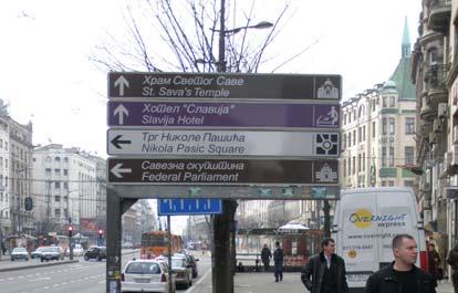 34 Знакови намењени пешацима (Београд) Информатички подпрограми којима ови знакови припадају