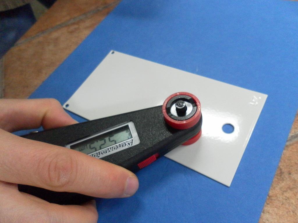 8.4. Mjerenje debljine prevlake Mjerenje debljine prevlake provedeno je u Laboratoriju za zaštitu materijala, FSB, u Zagrebu.