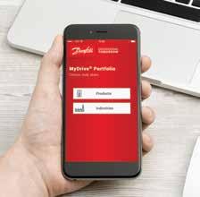 Dafoss ecosmart TM app: MyDrive Portfolio MyDrive Portfolio provides a overview of the etire Dafoss AC-drives portfolio.