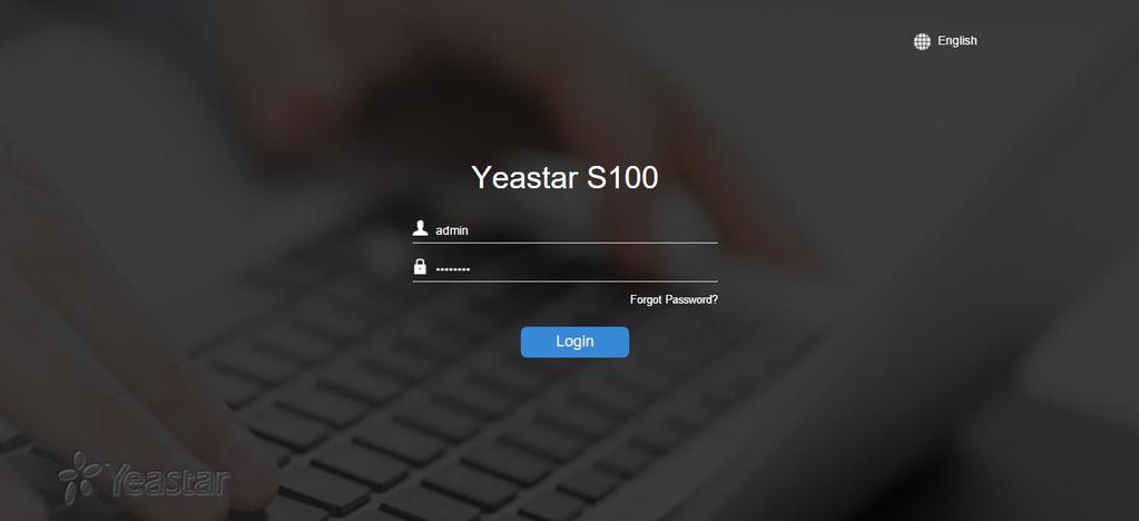 Početak konfigurisanja Yeastar S100 IP telefonski sistem omogućava pristup preko web baziranog interfejsa za konfigurisanje administratoru.