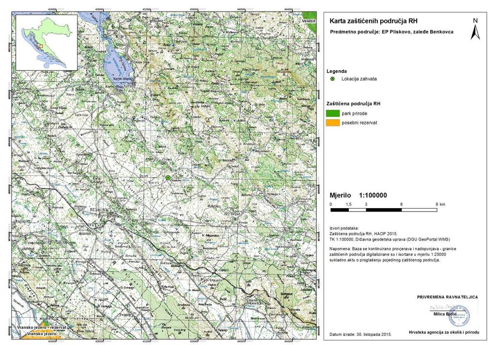 sekundarne sirovine) na eksploatacijskom polju "Pliskovo" - netehnički sažetak