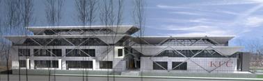 Očna Klinika Miloš Bulevar JNA br. 189 Beograd BGP objekta = 1.200m2 Idejno arhitektonsko rešenje izrađeno 2005.