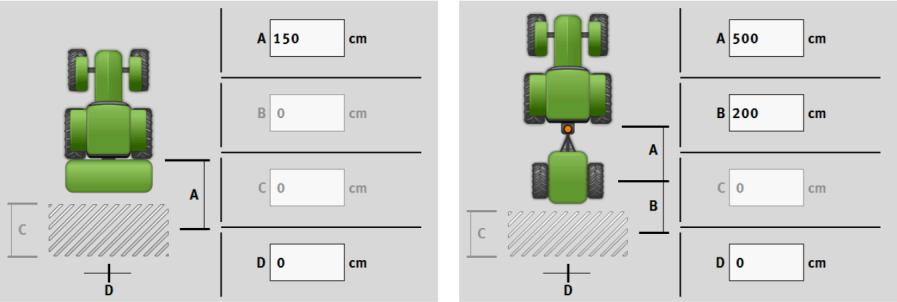 9 Aplikacija Virtual ECU Parametar Poziva se geometrija stroja. Maska za unos geometrije kod različitih modela stroja A B C D Spojeno: Razmak između spojne i radne točke stroja.