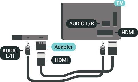 mora biti postavljena na Uključeno i na televizoru i na povezanom uređaju. HDMI MHL EasyLink omogućava upravljanje povezanim uređajem pomoću daljinskog upravljača televizora.