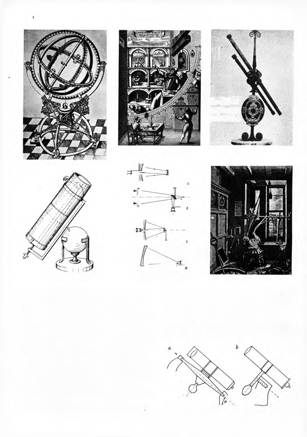 452 ASTRONOMSKI INSTRUMENTI lililí' WÊ%È& llisllll SI. 2. Tycho de Braheov veliki kvadrant (opservatorija Uranienborg, 1537) SI. 3. Dva Galileijeva durbina (1609, Firentinski muzej) SI. 1. Tycho de Braheova armila SI.