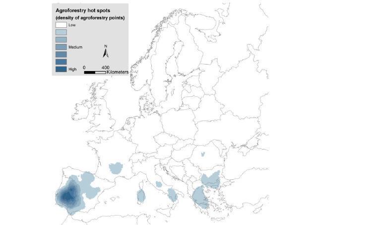 agrošumarstva u Europi (izvor: