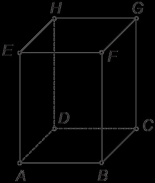 c b a Slika 8 - Kvadar Formule: Plošne dijagonale -
