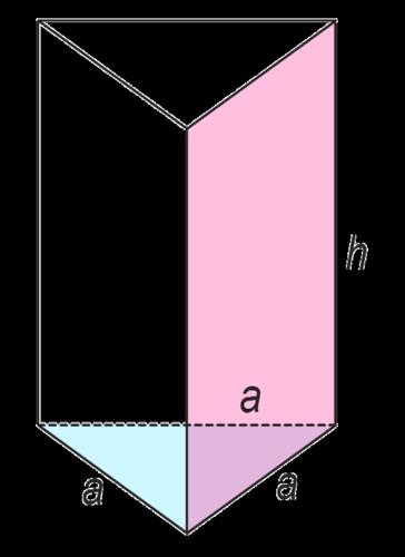 Pravilna trostrana prizma Pravilna trostrana prizma je uspravna prizma kojoj su baze jednakostranični trokuti, a pobočke sukladni