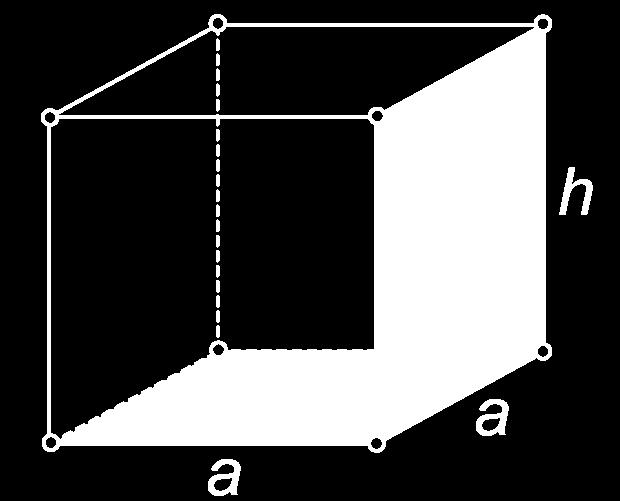 Pravilna četverostrana prizma Pravilna četverostrana prizma je uspravna prizma kojoj su baze kvadrati, a pobočke sukladni paralelogrami.